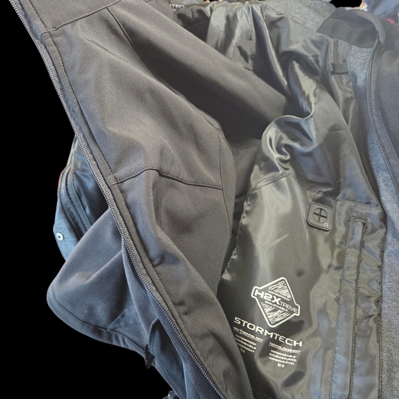 Stormtech Patrol Shell H2Extreme Men's 3 In 1 Grey Jacket  Size L - Picture 7 of 16